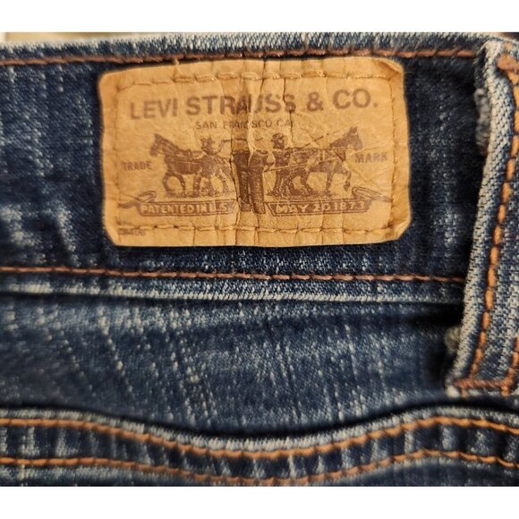 Levis 512 Jeans Perfectly Slimming Boot Cut Stretch Blue Denim Womens 8 S/C‎ EUC - Picture 12 of 15